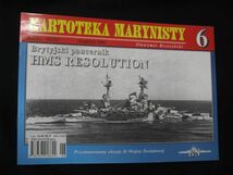 ★　KARTOTEKA MARYNISTY 　　 HMS RESOLUTION　 ★_画像1