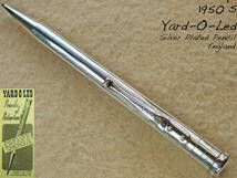 ◆レアデザイン◆1950年代製 Yard-O-Led シルヴァーペンシル イギリス◆ 1950's Yard O Led Silver Plated Pencil ENGLAND◆_画像1