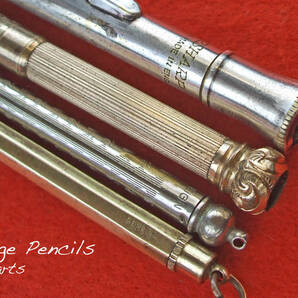 ◆パーツ◆1890’s-1930’s ヴィンテージペンシル4本 イギリス◆ 1890s-1930’s Vintage Pencils for Parts ENGLAND ◆の画像1