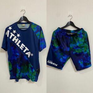 【O】ATHLETA アスレタ セットアップ 上下セット サッカー