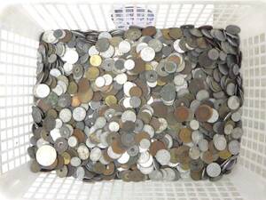 ♯C【1円スタート・約10kg】古銭 おまとめ 約10000g 1銭銅貨 など