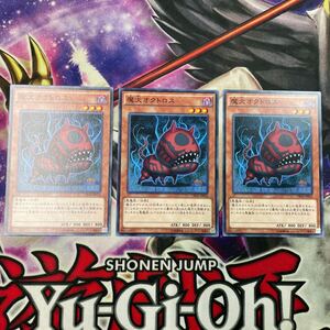 遊戯王　魔犬オクトロス　CROS ノーマル　3枚セット