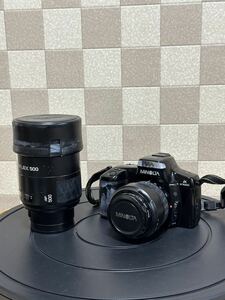 MINOLTA ミノルタ 一眼レフ フィルムカメラ α5700i +AF REFLEX 500mm 1:8 望遠ミラー レンズ ※現状品 