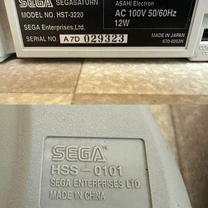 SEGA セガ SEGA SATURN HST-3220 本体×2 コントローラー HSS-0101 ×2 ※通電確認のみの画像10