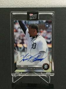 MLB Topps NOW ミゲル・カブレラ 3000安打記念直書きサインカード 2022年4月23日 88/99