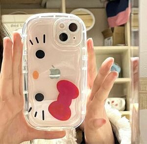 キティちゃん iPhone 15 ケース カバー　クリア　kitty