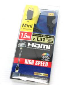 興◆1円祭り/エレコム/HIGH SPEED HDMI-Mini ケーブル/DH-HD13AM07BK/現状品◆ZK 3.27-261