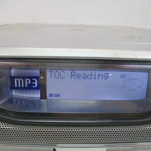 湘●【一部動作確認済】パナソニック CD&MDラジオ RX-MDX80 シルバー 2002年製/3.29-Z-300-YIの画像2