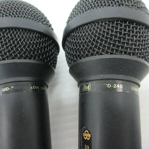 湘★Aoi/アオイ/DINAMIC MICROPHONE/ダイナミックマイク/UD-240/２本セット  3.29-ZM-214★の画像4