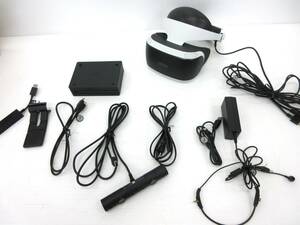 静◆SONY/PSVR/PlayStation VR 本体 ヘッドセット 周辺機器セット/動作未確認◆K-255