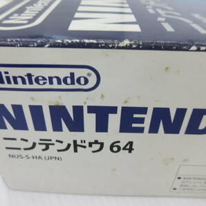 静◆任天堂/Nintendo64 /N64/本体セット/(本体＆AVケーブル＆電源コード) 3点セットNUS-001/通電のみ確認/ジャンク品◆K-273の画像2