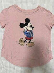 Gap ディズニーTシャツ　半袖　ミッキー ピンク　110cm