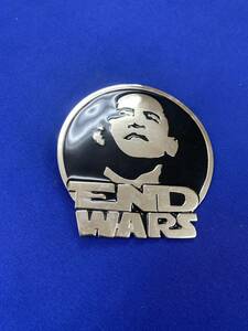 アウトレットベルト用バックル　 オバマ END WARS　デザイン　バックル バックルのみの販売です　オバマ大統領 スターウォーズ パロディ