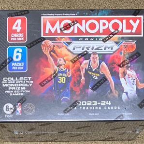 【未開封box】 2023-2024 panini prizm monopoly box シュリンク付きの画像2