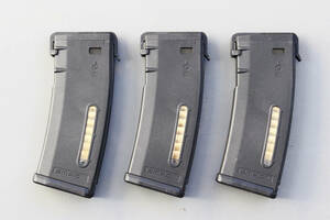 ■【超希少・美品・実物】MAGPUL PTS E-MAG BLK スタンダードマガジン 120連 検)PMAG P-MAG マグプル マルイ M4 電動ガン Pマグ EMAG TMAG