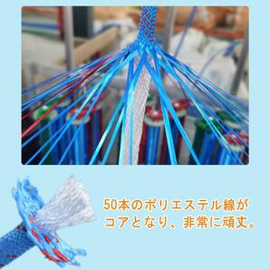 130 ロープ 10mm テントロープ 多用途ロープ 多機能 多目的 園芸 洗濯 耐荷重1200kg 防水 頑丈 アウトドア キャンプ 防災 強風 台風対策の画像5