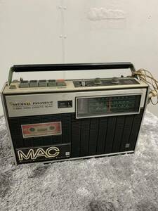 ジャンク品 NATIONAL PANASONIC 松下電器 RQ-447 ラジカセ 3バンド ナショナル パナソニック