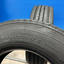 215/70R17.5 123/121 J　ブリヂストン　R225　サマ－タイヤ　215/70/17.5　２本　トラックタイヤ_画像4