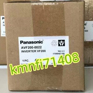 【新品★Ｔ番号適格請求】Panasonic インバーター　AVF200-0022(200V 0.2KW) ★６ヶ月保証