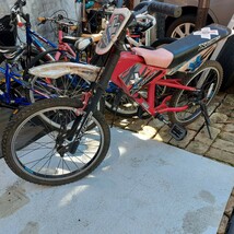 ★★稀少品モトクロス風自転車★★_画像1