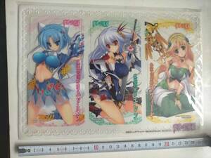  付録 非売品 魔弾の王と戦姫 しおり ブックマーク ソフィーヤ エレン Ryudomira Ellen Sofiiya Lord Marksman and Vanadis Clear Bookmark