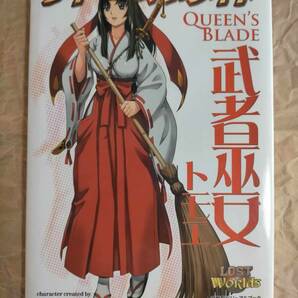 クイーンズブレイド 武者巫女 トモエ 巴 ゲームブック 本 えいわ 巫女 LOST WORLDS shrine maiden warrior Queen's Blade Tomoe Game book