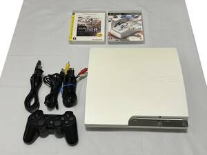 ★[中古] PS3 本体 CECH-2500A ホワイト 160GB [動作確認済] プレイステーション3★