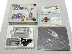 ★[中古] SFC マリオペイント MARIO PAINT 箱、説明書あり [動作確認済] スーパーファミコン★