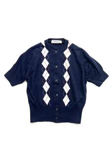 90's Hysterics By JOHN SMEDLEY Vintage Hysteric Glamour × John Smedley short sleeves cardigan cotton knitted archive 