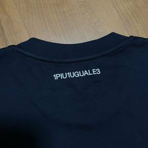 1PIU1UGUALE3 クルーネック　半袖 Tシャツ ダークネイビー　Ⅳ