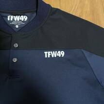 TFW49 カラーレス　ポロシャツ　ネイビー　ブラック　XL junhashimoto ゴルフ_画像4
