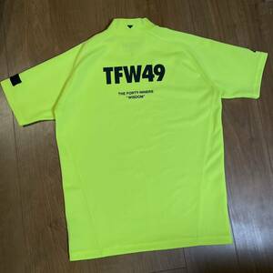 TFW49 モックネック　Tシャツ M イエロー　junhashimoto ゴルフ