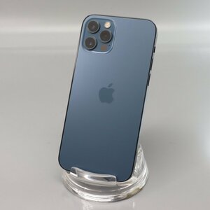 Apple iPhone12 Pro 256GB Pacific Blue A2406 MGMD3J/A バッテリ84% ■SIMフリー★Joshin3246【1円開始・送料無料】