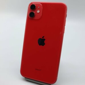 Apple iPhone11 64GB (PRODUCT)RED A2221 MWLV2J/A バッテリ77% ■SIMフリー★Joshin5536【1円開始・送料無料】の画像1