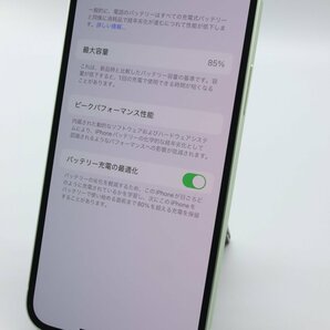 Apple iPhone12 128GB Green A2402 MGHY3J/A バッテリ85% ■SIMフリー★Joshin7246【1円開始・送料無料】の画像5