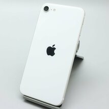 Apple iPhoneSE 128GB (第2世代) White A2296 MXD12J/A バッテリ76% ■SIMフリー★Joshin2694【1円開始・送料無料】_画像1