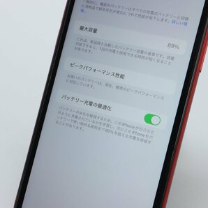 Apple iPhoneXR 64GB (PRODUCT)RED A2106 MT062J/A バッテリ89% ■SIMフリー★Joshin6094【1円開始・送料無料】の画像5