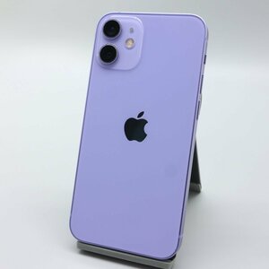 Apple iPhone12 mini 64GB Purple MJQC3J/A バッテリ84% ■au★Joshin9553【1円開始・送料無料】