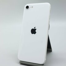 Apple iPhoneSE 128GB (第2世代) White A2296 MHGU3J/A バッテリ78% ■SIMフリー★Joshin7844【1円開始・送料無料】_画像1