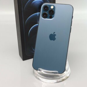 Apple iPhone12 Pro 256GB Pacific Blue A2406 MGMD3J/A バッテリ87% ■SIMフリー★Joshin3122【1円開始・送料無料】