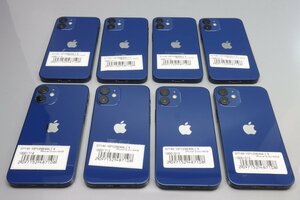 Apple iPhone12 mini 64GB Blue 計8台セット A2398 3H478J/A ■Y!mobile ワイモバイル★Joshin(ジャンク)1712【1円開始・送料無料】