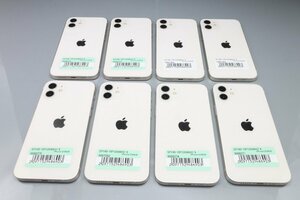 Apple iPhone12 64GB White 計8台セット A2402 3H516J/A ■Y!mobile ワイモバイル★Joshin(ジャンク)8372【1円開始・送料無料】