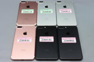 Apple iPhone7 Plus 32GB 6台セット ■au★Joshin(ジャンク)7711【1円開始・送料無料】