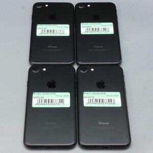 Apple iPhone7 32GB Black 4台セット A1779 3C236J/A ■Y!mobile★Joshin(ジャンク)7366【1円開始・送料無料】