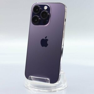 Apple iPhone14 Pro 128GB Deep Purple A2889 MQ0F3J/A バッテリ85% ■SIMフリー★Joshin5098【1円開始・送料無料】