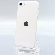 Apple iPhoneSE 64GB (第2世代) White A2296 MHGQ3J/A バッテリ75% ■SIMフリー★Joshin7025【1円開始・送料無料】_画像1