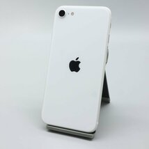 Apple iPhoneSE 64GB (第2世代) White A2296 MHGQ3J/A バッテリ91% ■au★Joshin5988【1円開始・送料無料】_画像1