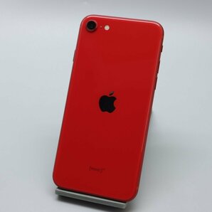 Apple iPhoneSE 128GB (第2世代) (PRODUCT)RED A2296 MHGV3J/A バッテリ91% ■SIMフリー★Joshin9474【1円開始・送料無料】の画像1