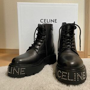 Бренд: Celine / Type: 345983579c.38no.40 / Color: Black / Size: 40 (JP 27см) Черные ботинки