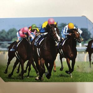 テレホンカード★競馬★ブラックホーク★50度数2枚1000円★台紙つきの画像5